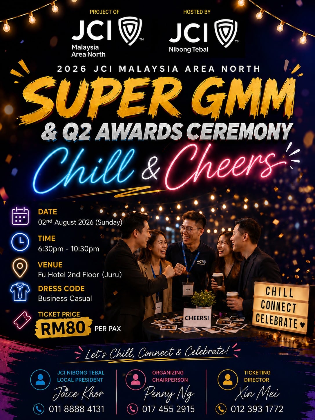 JCI Malaysia Area North Area Super GMM & Q2 Awards Ceremony